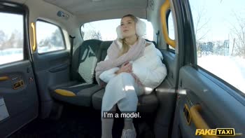 Lingerie Model's Taxi Ride Turns into Steamy Hardcore Adventure