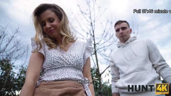 HUNT4K. Shy and Sly. Hot sex with Andrea & Steve Q