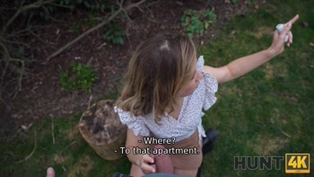 HUNT4K. Shy and Sly. Hot sex with Andrea & Steve Q