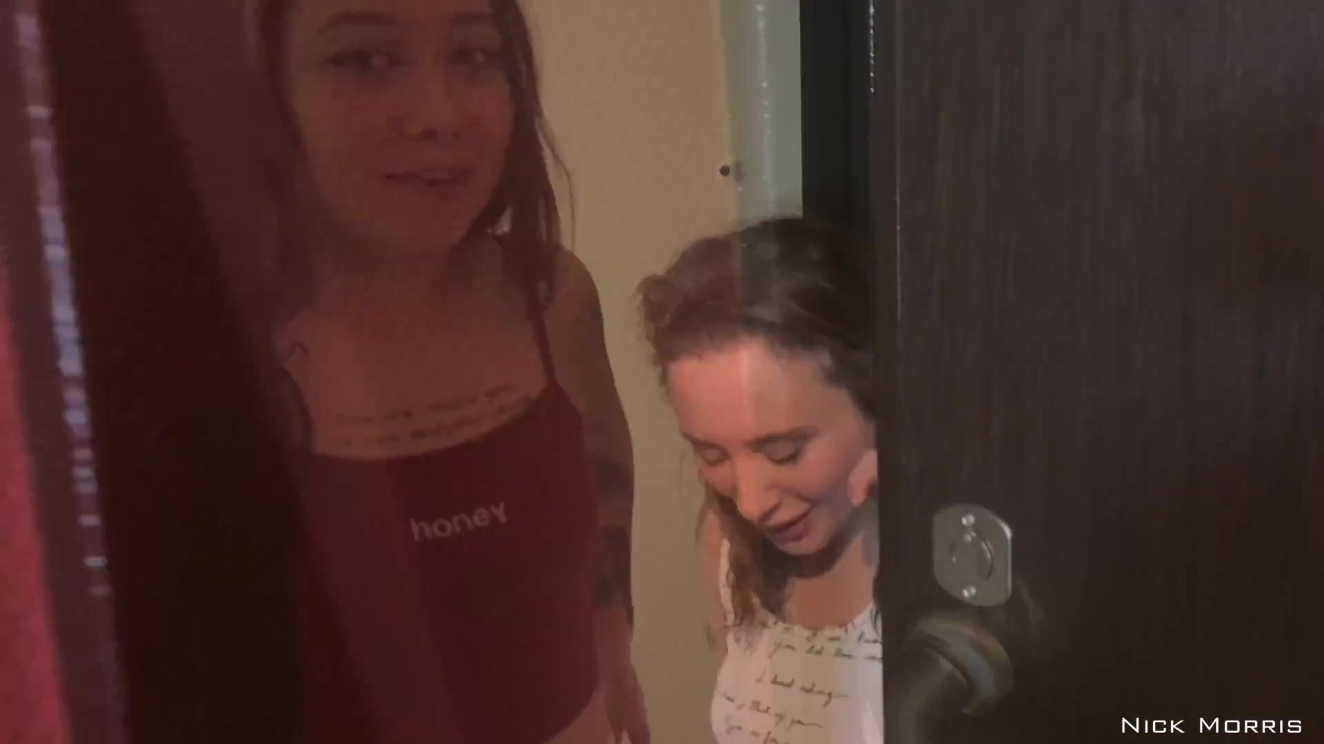 Knock Knock - Lissa miss and Emily Cortes got Lost and came to Visit me Nick Morris
