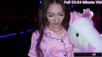 Tiny Stripper Slut Gets Her Insides Rearranged