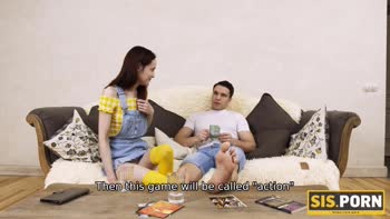 Step Brother's Secret Seduction: Petite Russian Stepsister Loses Bet
