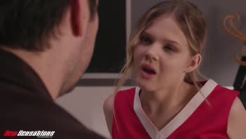 Coco Lovelock's Cheerleader Cum-Fest with Professor Tommy Pistol