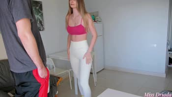 Miss Driada's Tempting Clean-Up Surprise