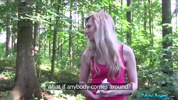Public Agent - Sexy Blonde Drains Balls After Outdoor Casting