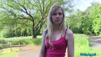 Public Agent - Sexy Blonde Drains Balls After Outdoor Casting