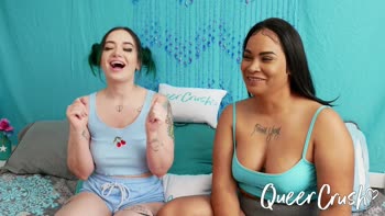 Gia Paige & Nikki Narcos: Sizzling Lesbian Interview Exposed