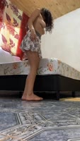 AlexiaPasion's Colombian Charm: Solo Tease in Miniskirt