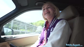 Public Agent Greta Foss is a sexy blonde who is pounded hard by a big dick