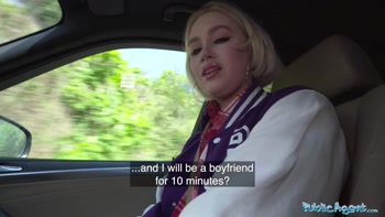 Public Agent Greta Foss is a sexy blonde who is pounded hard by a big dick