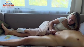 Tori Light's Sizzling Handjob Ends in a Blazing Cumshot