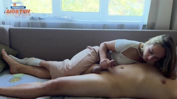 Tori Light's Sizzling Handjob Ends in a Blazing Cumshot