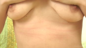 Trisha's Stunning 18+ Figure Flexes to Massive Dildo Delight