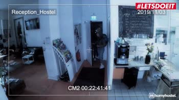 Sneaky Seduction in the Hostel: Blonde Roommates Share a Steamy Encounter