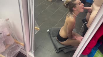 Spermcovered's Blonde Beauty Loses at Games, Wins at Blowjobs