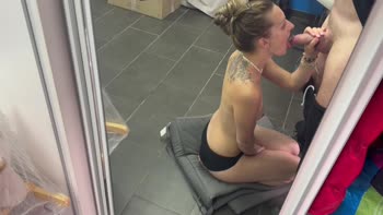 Spermcovered's Blonde Beauty Loses at Games, Wins at Blowjobs