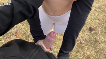 SkinLovers' Forest Frenzy: Brunette Babe Craves Outdoor Lovemaking
