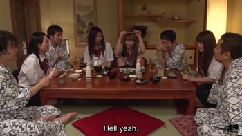Japanese Babe's Wild Truth or Dare Orgy