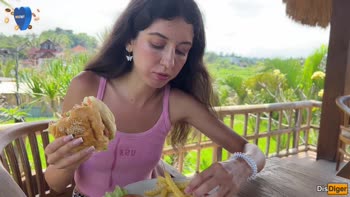 DisDiger's Daring Public Burger Cumwalk: Savoring Spills & Spurts