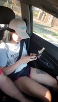 Stepdad's Taxi Takeover: Petite Latina Submits to Agatasmithh's Solo Delights
