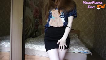 VioletPurpleFoxy's Virgin Pussy Orgasm Homework Substitute