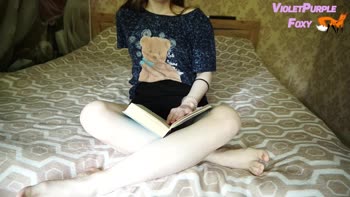 VioletPurpleFoxy's Virgin Pussy Orgasm Homework Substitute