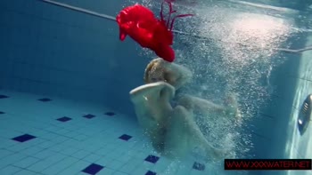 Lucie's Sizzling Underwater Solo Debut