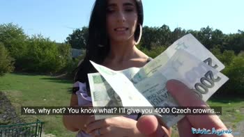 Public Agent Hot Busty Romanian Beauty Fucked to Orgasm for Cash