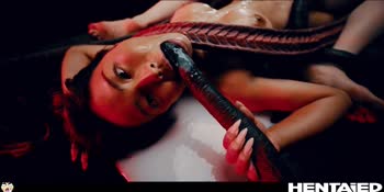 Jia Lissa & Rae Lil Black's Alien Adventure: Double Dildo Creampie