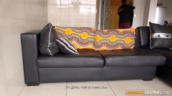 Sultry African Hottie's Raunchy Casting Session