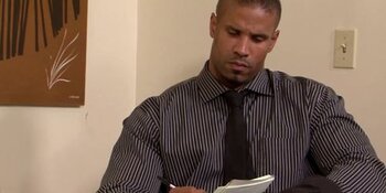 Aubrey Kate's TGirl Cock Seduction: Black Shrink Fucks Before Anal