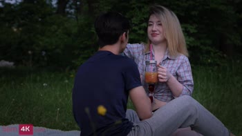 Slim4K - Milana - Walk ends for couple with hot fuck