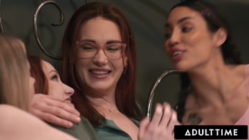Siri Dahl Teaches Her Stepdaughter's Friends a Lesson in MILF Sex