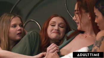 Siri Dahl Teaches Her Stepdaughter's Friends a Lesson in MILF Sex