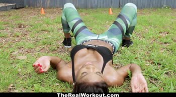 Mya Mayes' Fit Figure Takes Rock Hard Cock in Steamy Workout