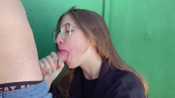 YourSofia - Sofia's Step Sister Fantasy: Public Blowjob & Cum Swallow