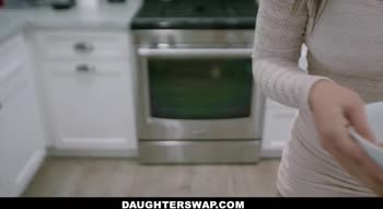 Ryan Driller's Foursome Feast: Step Daughters Swap for Big Cock