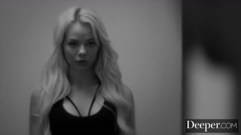 Deeper. Twinlike Blondes Riley & Elsa Have Intense Threesome