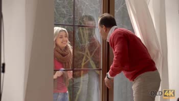 Old Lover's Sweet Surprise: Russian Blonde Teen (18+) Delights
