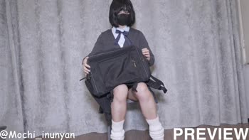 Mochi_inunyan's Innocent Uniform Tease: Piss, Squirt, and Solo Delights