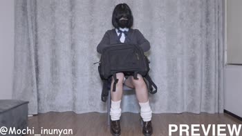Mochi_inunyan's Innocent Uniform Tease: Piss, Squirt, and Solo Delights