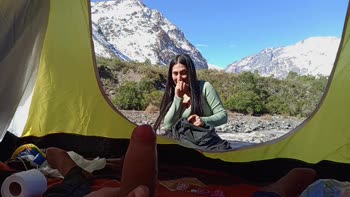 TheMasturboy's Outdoor Delight: Petite Latina Blowjob in Nature