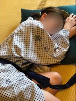 Newyokumaimai's Japanese College Delight: Kimono Unwraps to Hot Spring Solo