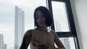 Sofy Nix's Sizzling Blowjob in 60FPS: Tattooed Beauty Swallows Cum