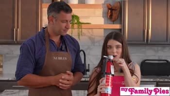 Megan Marx's Kitchen Seduction: Deep Throating & Creampie Delight