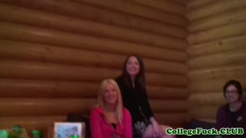 College Cuties Get Wild at Coed Party
