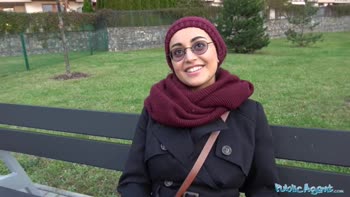 Public Agent Afghan Beauty Pays to Fuck a Big Cock