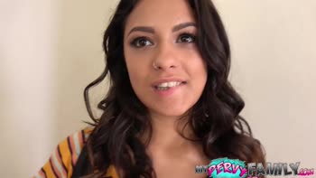Sneaky Stepsister's Raw Temptation - Serena Santos' Big Dick Frenzy