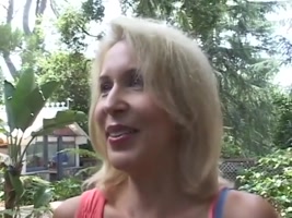 Big boobs blonde milf hairy pussy penetrated...cum in mouth