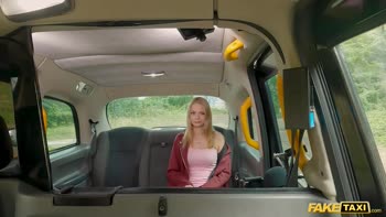 Naomi Love's Steamy Ride: Hardcore Sex in a Fake Taxi